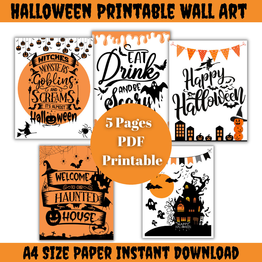 Halloween Printable Wall Art