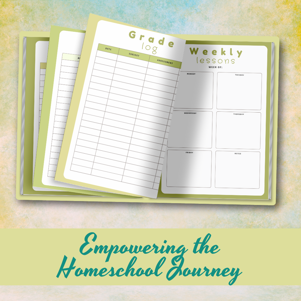 Homeschool Printable Planner - Green