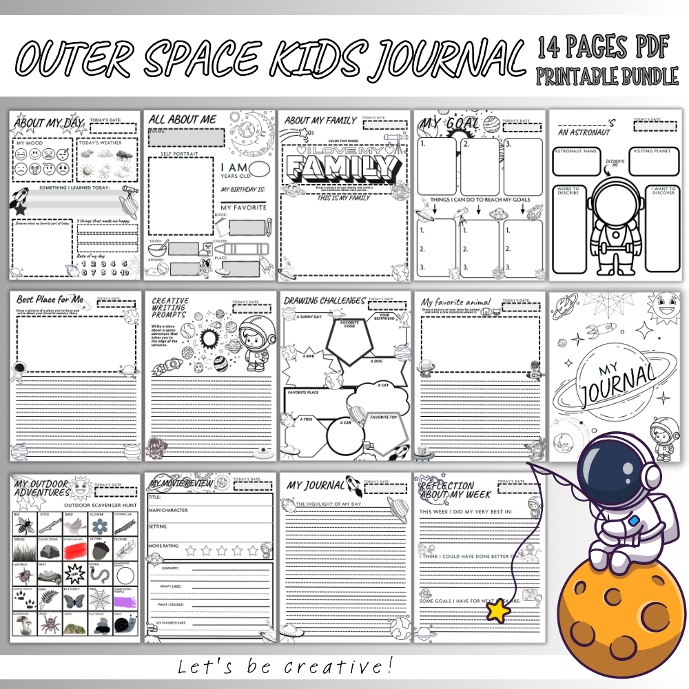 Kids Space Printable Journal