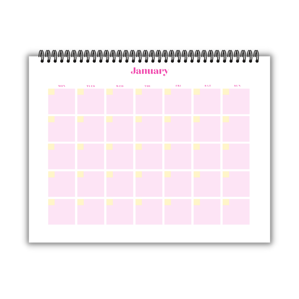 Kitchen Printable Planner - Pink Flower