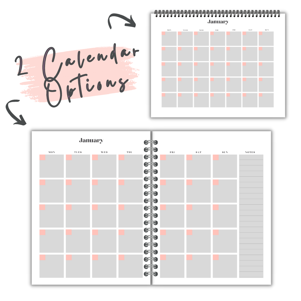 Kitchen Printable Planner - Pink