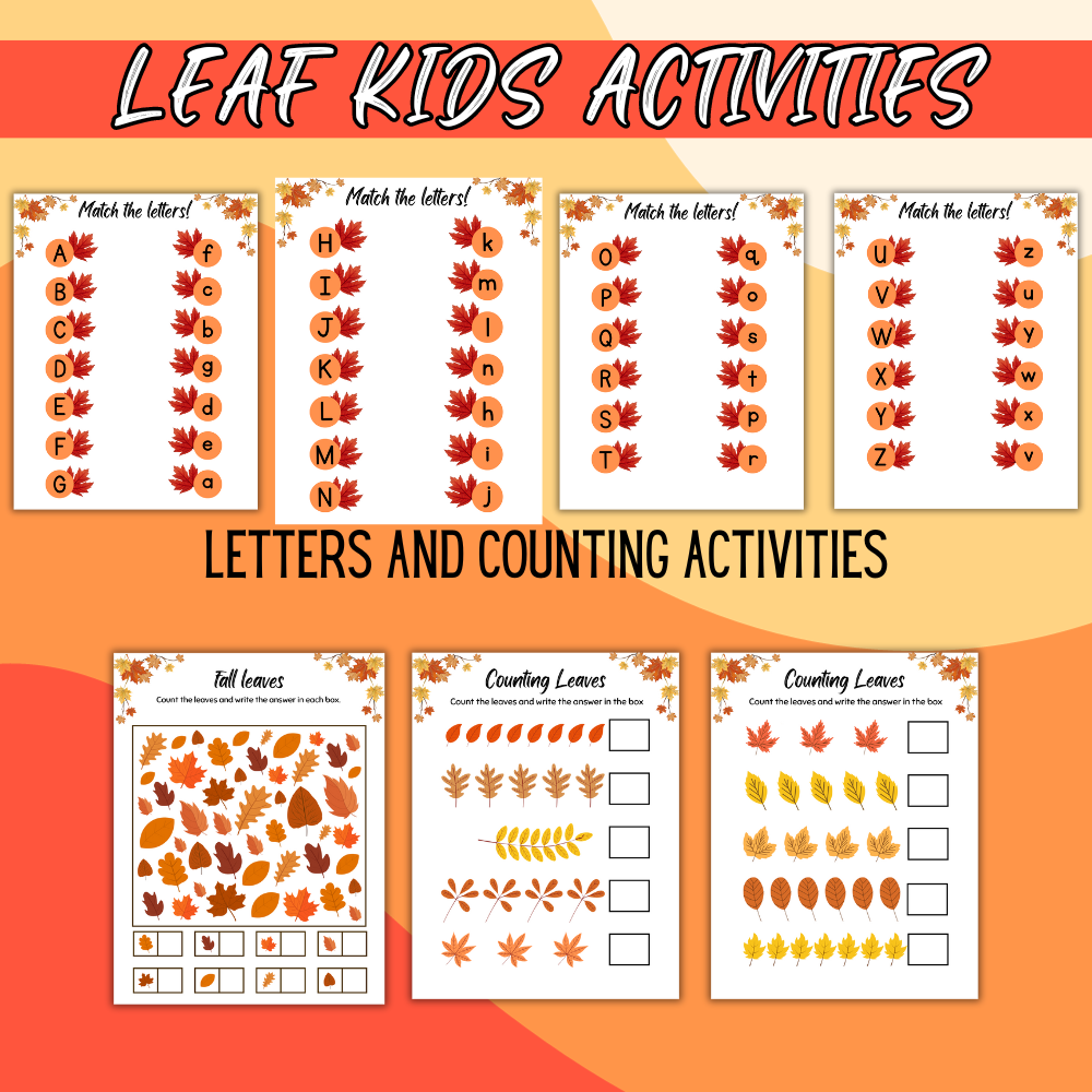 Leaf Kids Printable Activities