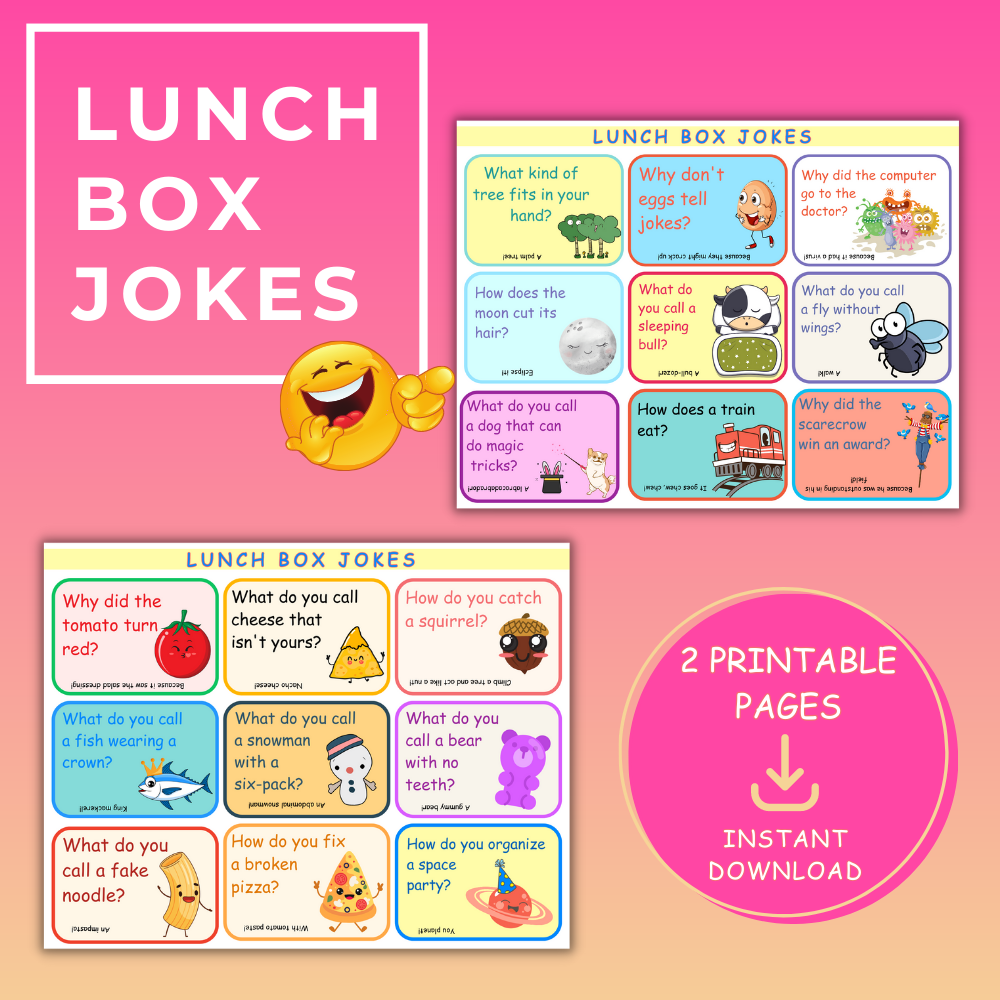 Lunch Box Printable Jokes