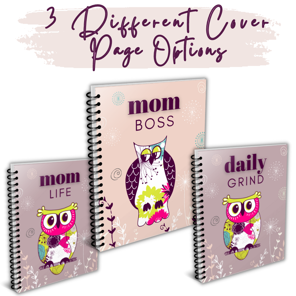 Mom Life Printable Planner - Owl