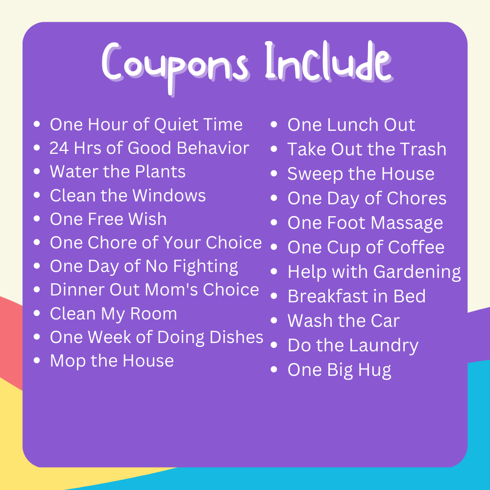 Mother's Day Printable Coupons