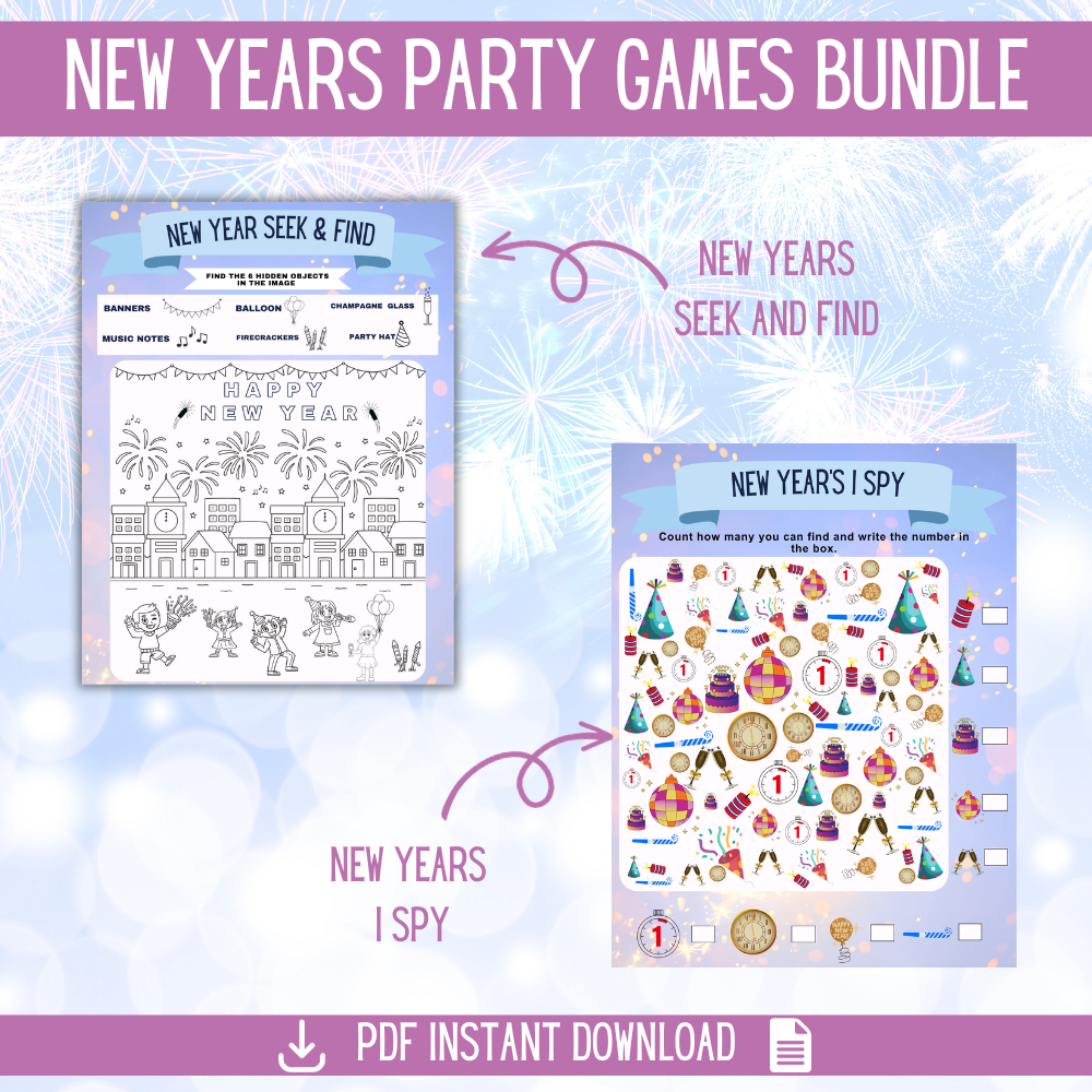 New Years Printable Party Bundle