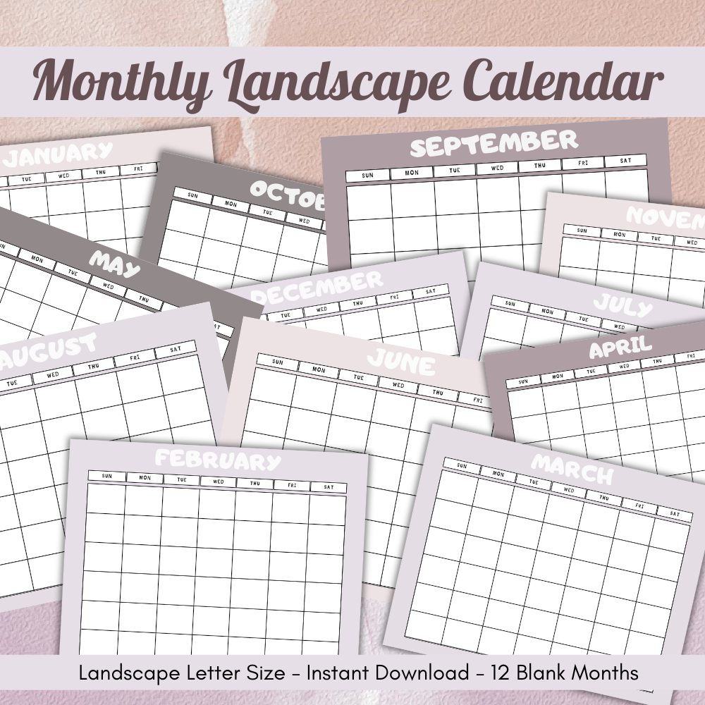 PTA Printable Leader Planners - Rosy Brown