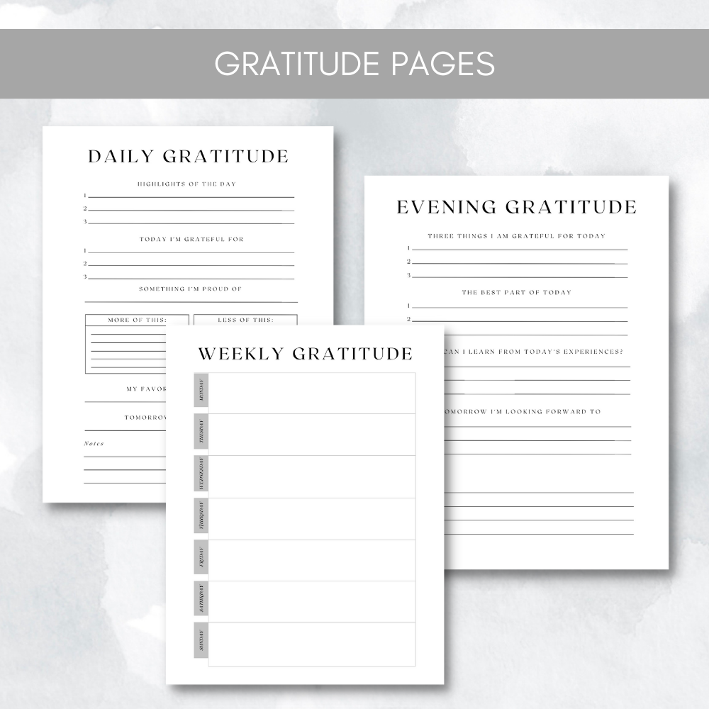 Prayer Printable Journal - Black & White