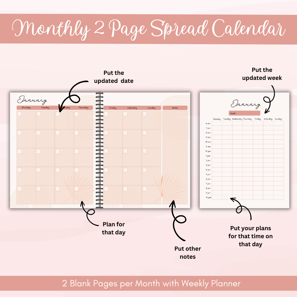 Pregnancy Printable Planner - Boho