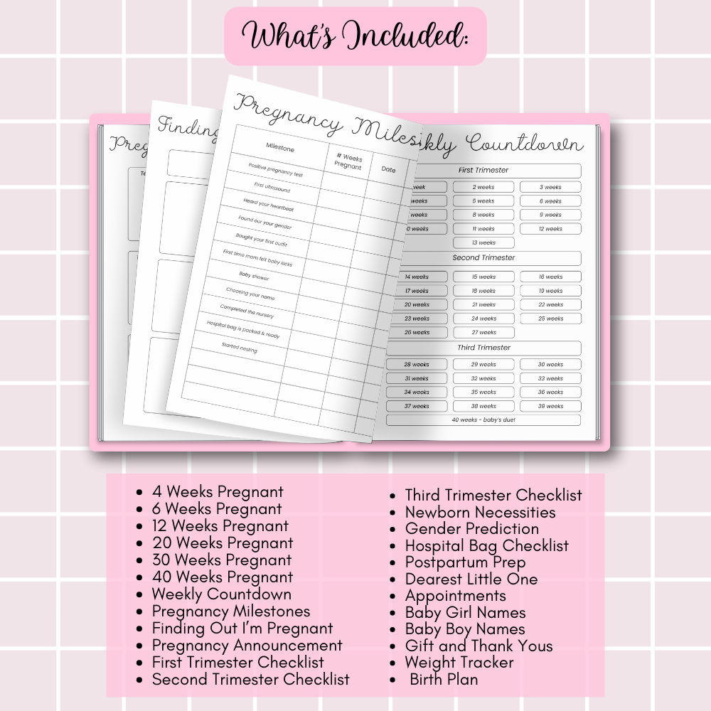 Pregnancy Printable Planner