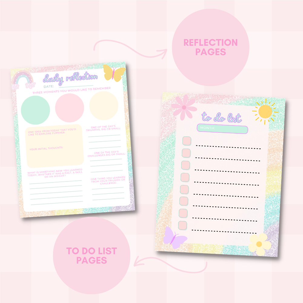 Spring Printable Journal - Cheerful