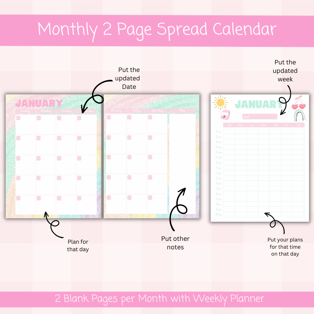 Spring Printable Journal - Cheerful