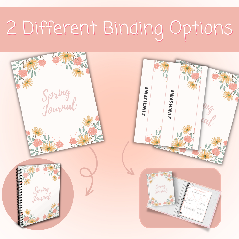 Spring Printable Journal - Floral