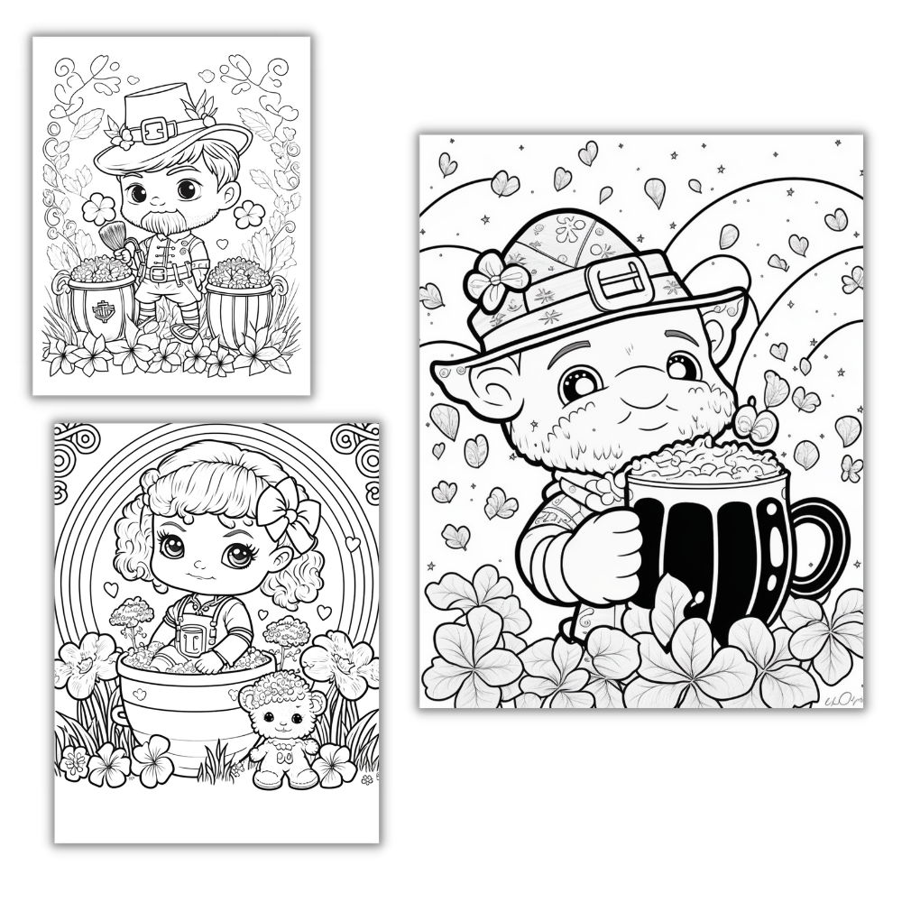 St. Patrick's Day Printable Coloring Pages