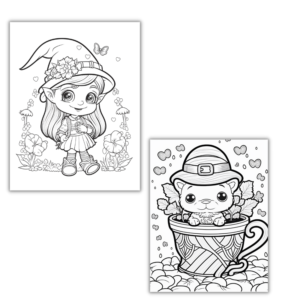 St. Patrick's Day Printable Coloring Pages