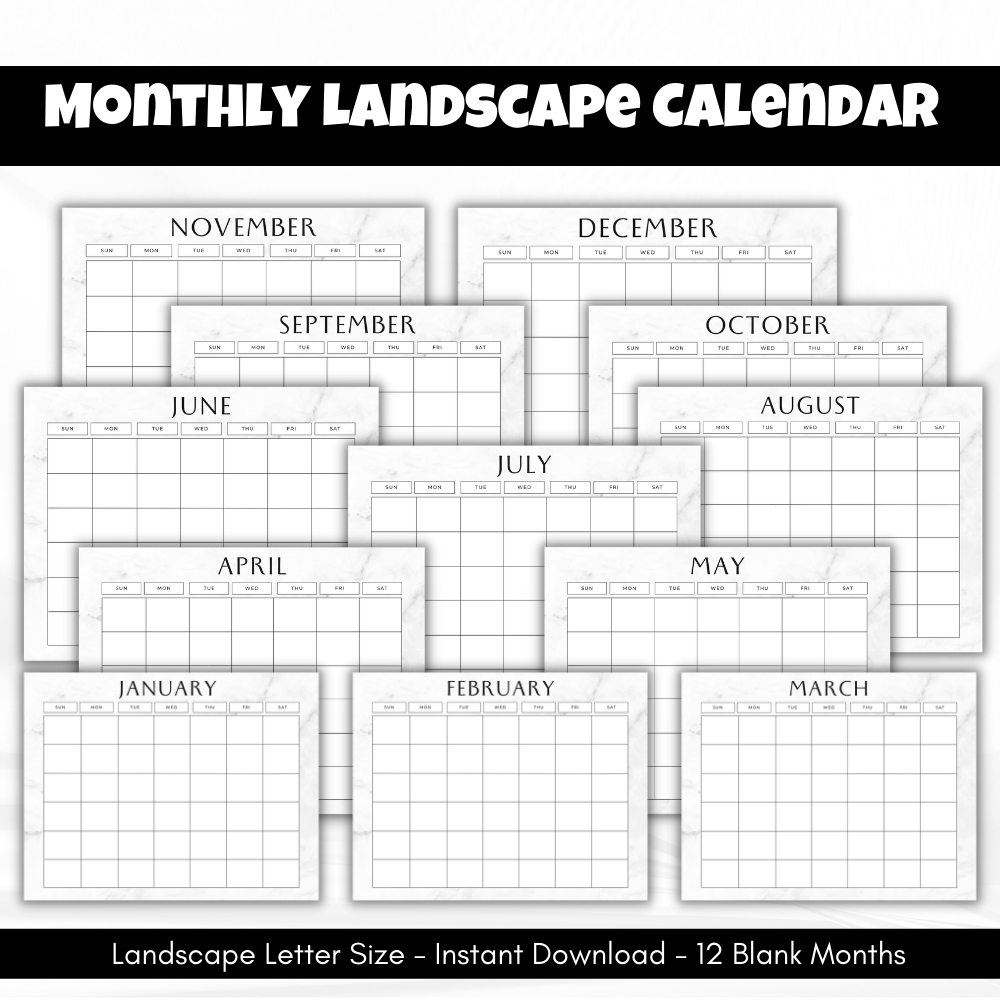 Student Printable Planner - Black & White