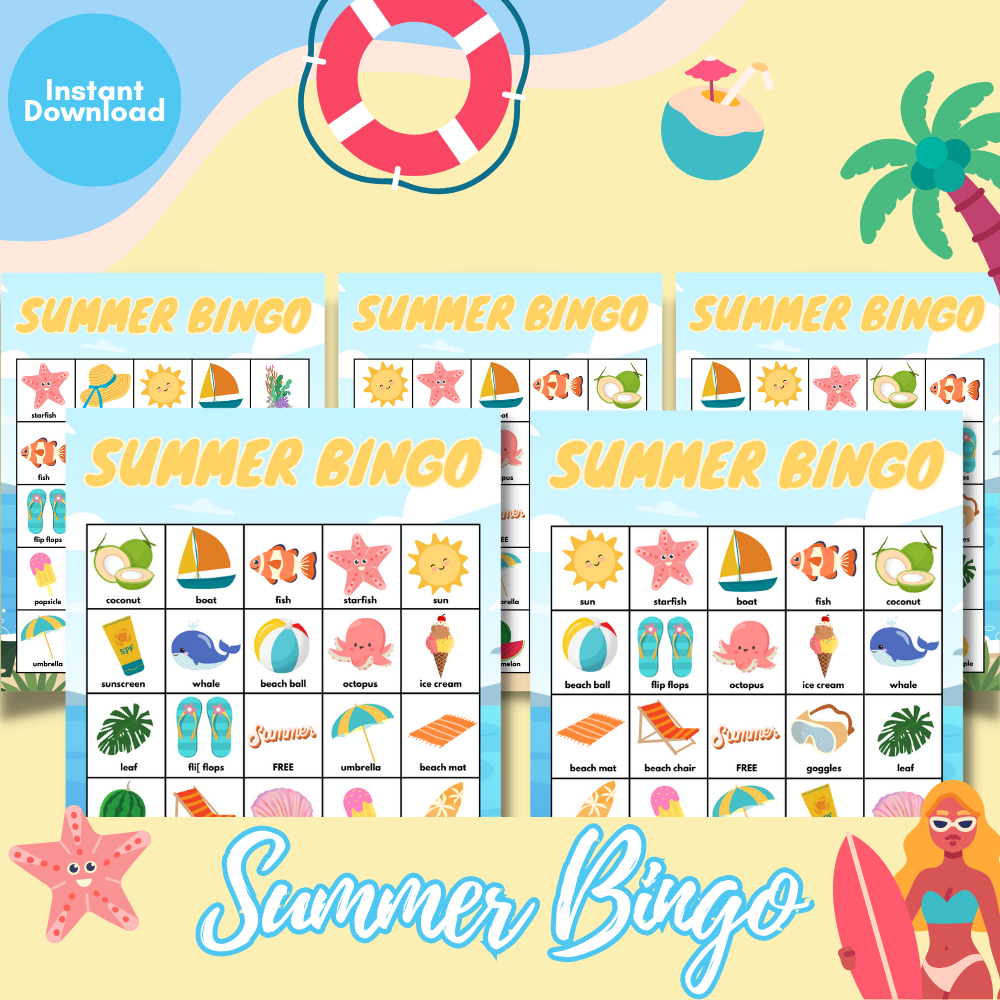 Summer Printable Bingo