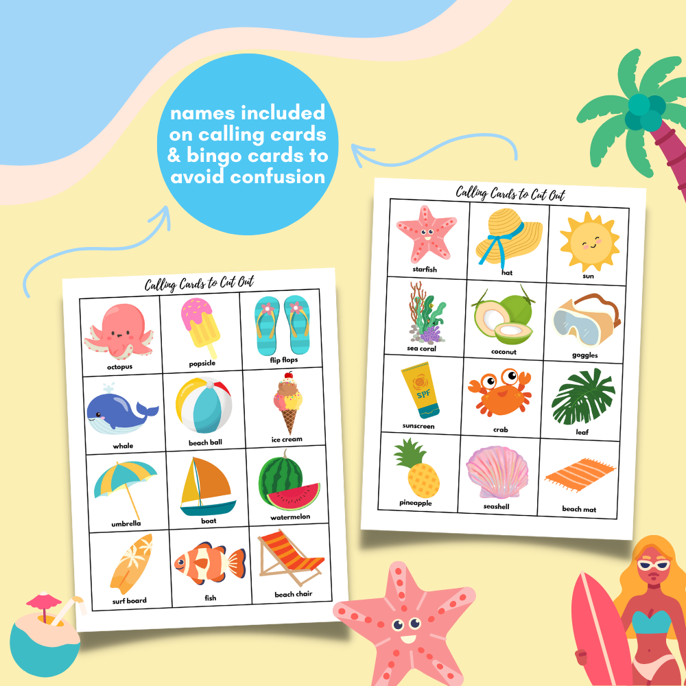 Summer Printable Bingo