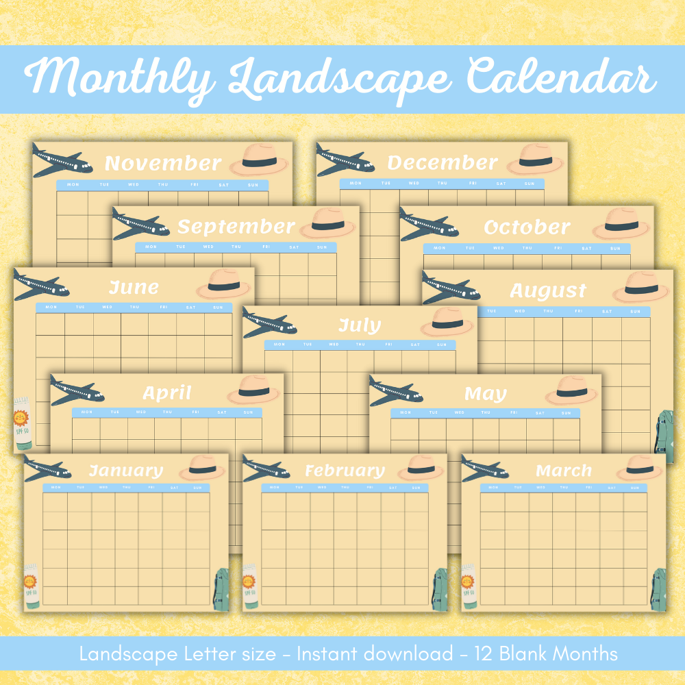 Summer Trip Printable Planner