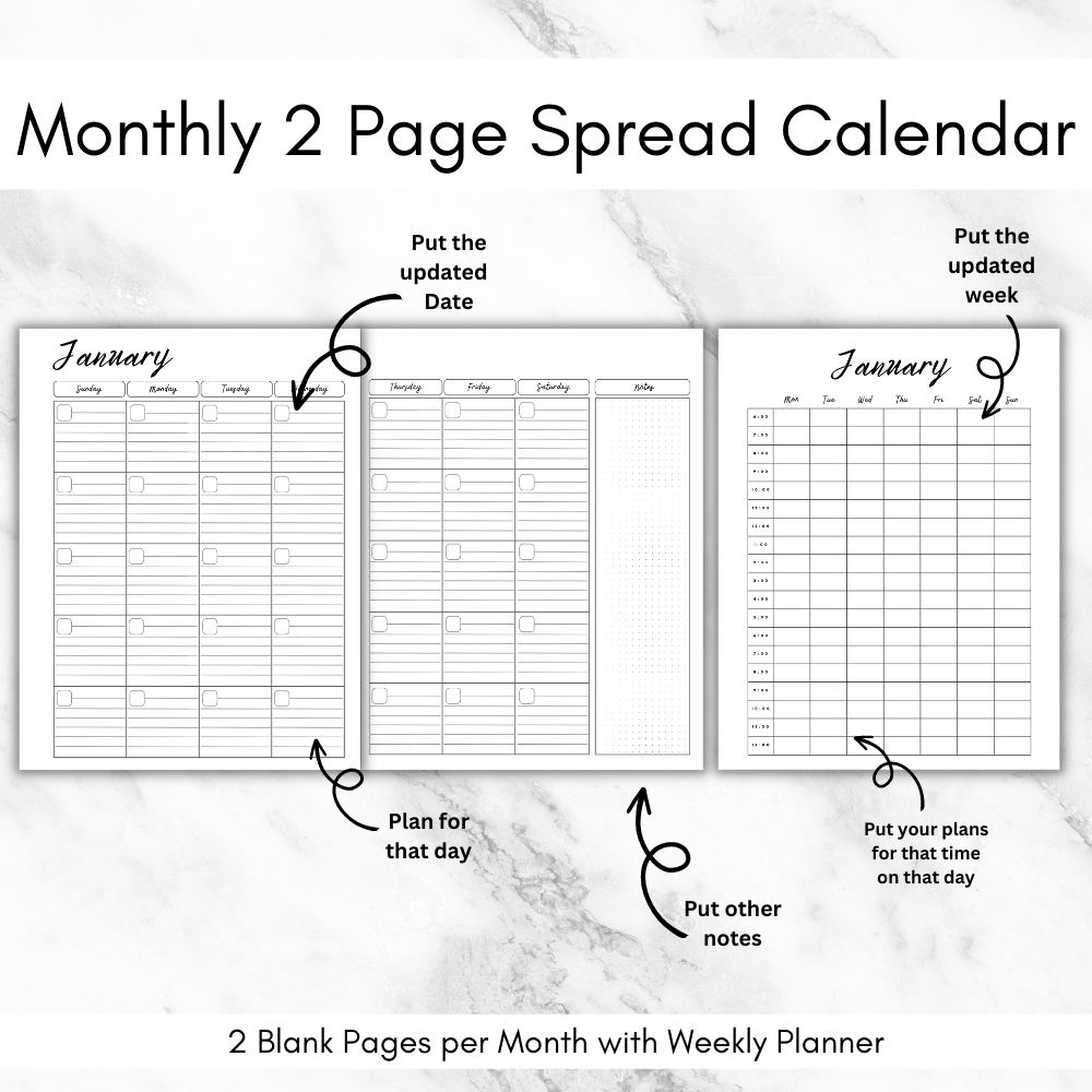 Teacher Printable Planner - Simple