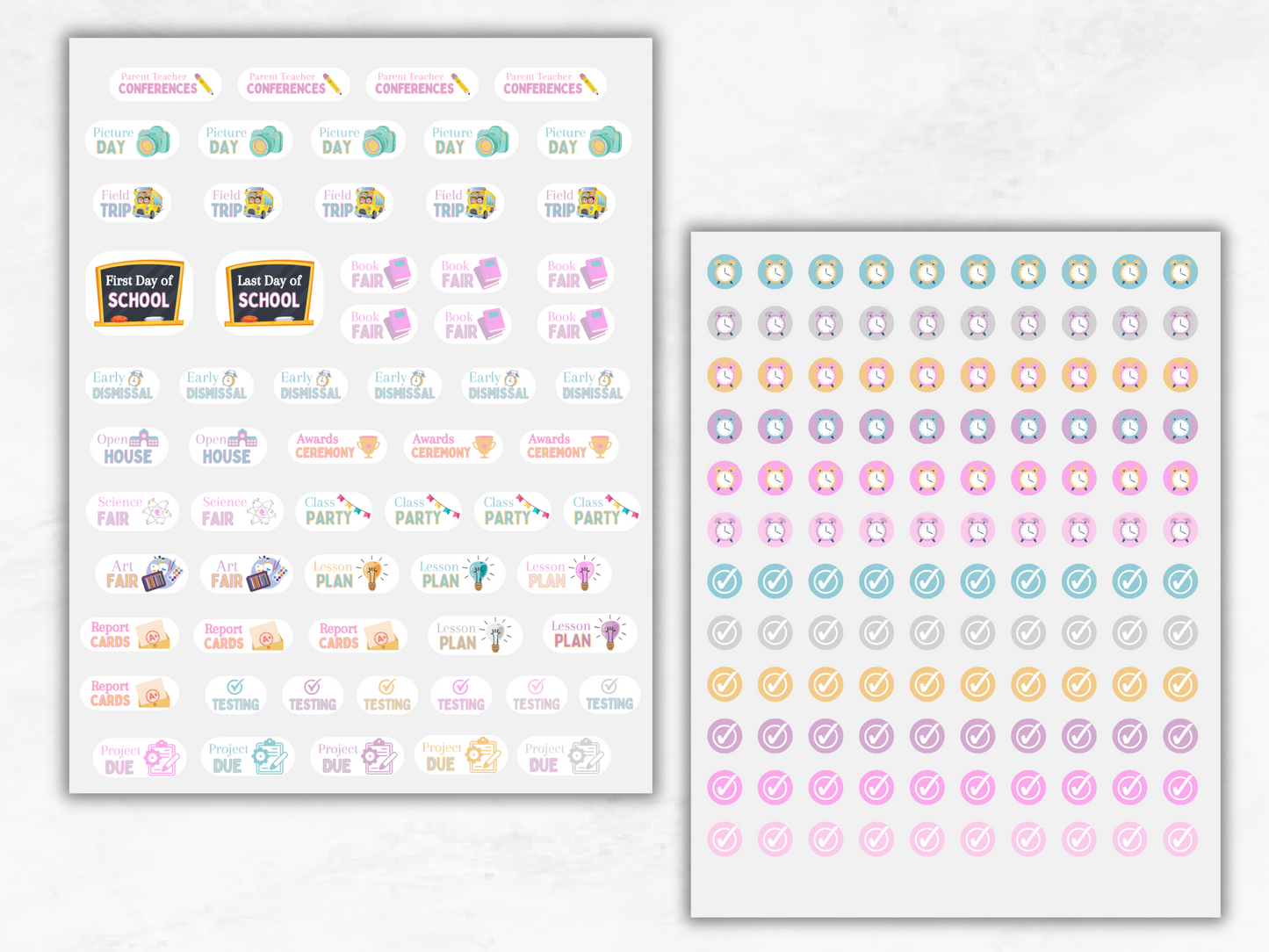 Teacher Printable Planner Stickers