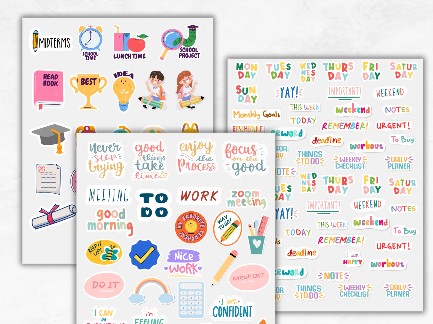 Teacher Printable Planner Stickers