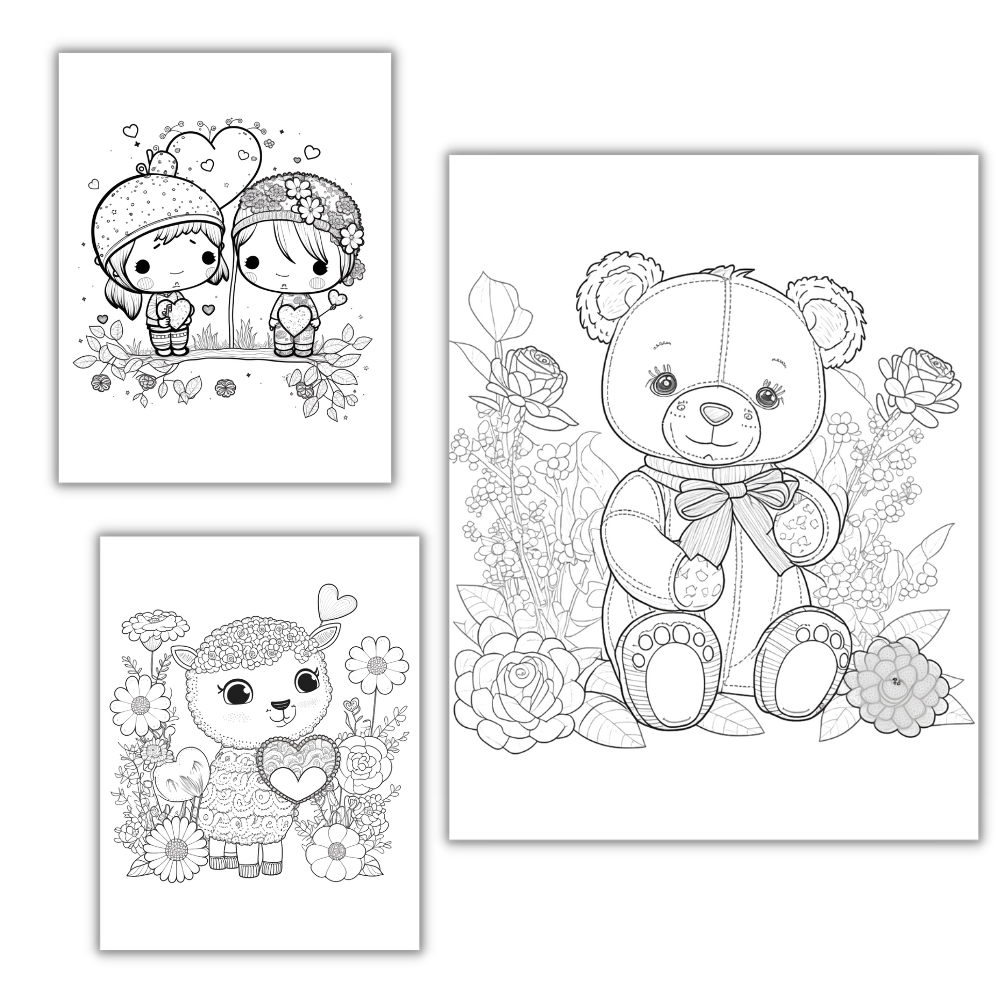 Valentine's Day Printable Coloring Pages