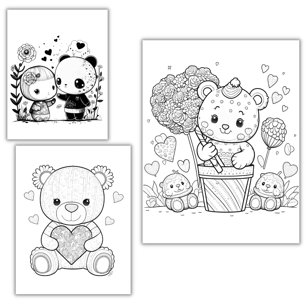 Valentine's Day Printable Coloring Pages