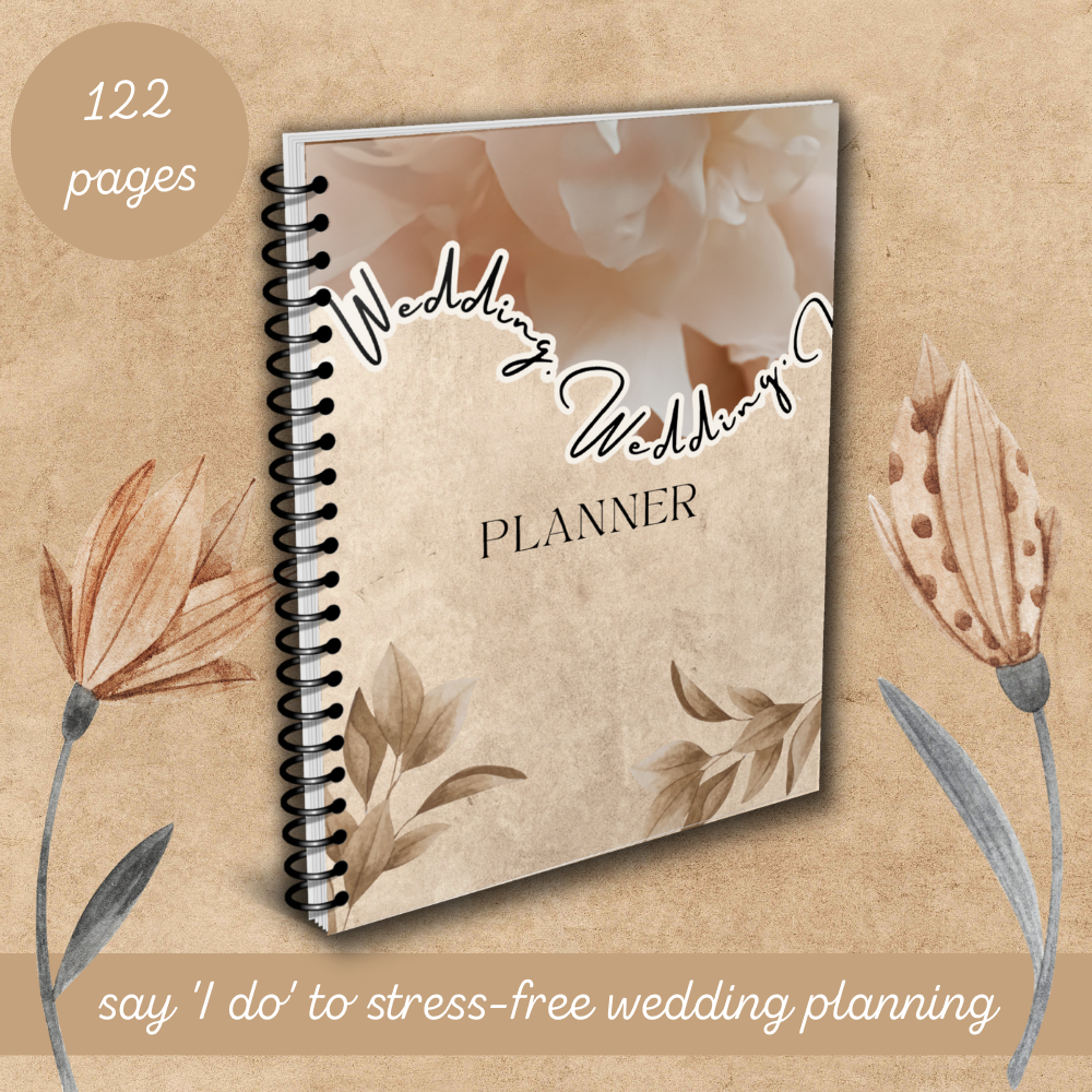 Wedding Printable Planner - Beige