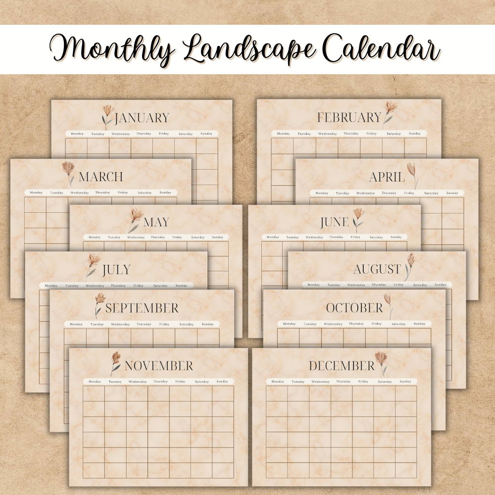 Wedding Printable Planner - Beige