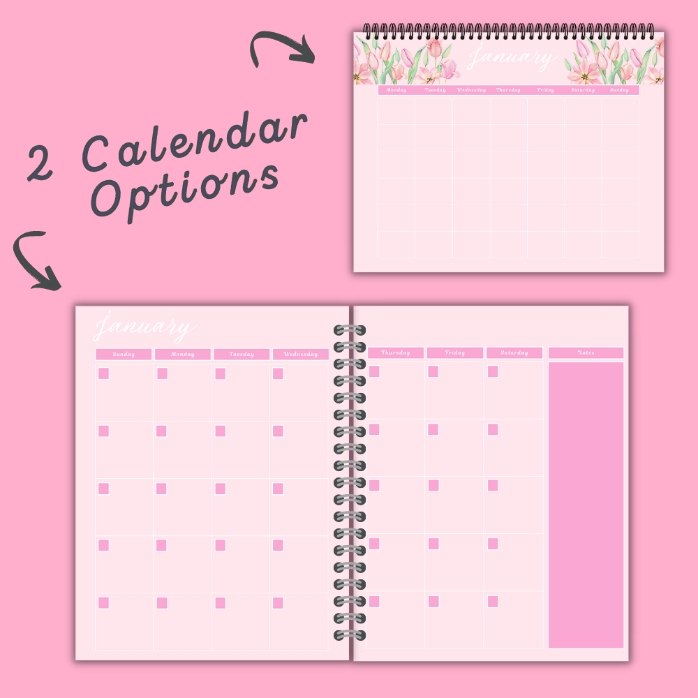 Wedding Printable Planner - Pink